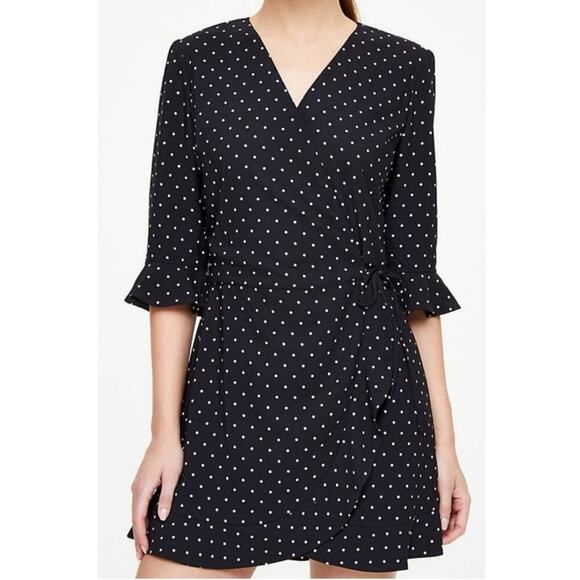 Loft Ruffle Polka Dot Romper - Picture 1 of 5
